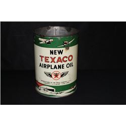 QUART OIL CAN NEW TEXACO AIRPLANE OIL