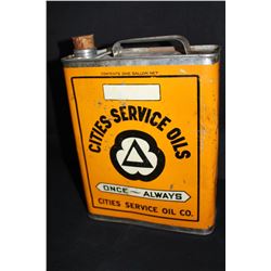 1 GAL OIL CAN CITIES SERVICE OILS