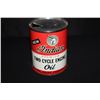 Image 1 : 1/2 PINT OIL CAN INDIAN MOTORCYCLE 2 CYCLE ENGINE