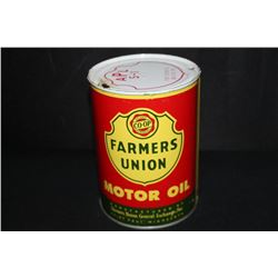 QUART OIL CAN FARMERS UNION ST PAUL MINNESOTA
