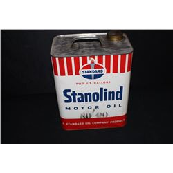2 GAL OIL CAN STANDARD OIL CO STANOLIND