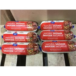Maple Leaf Natural Sausage- Ground Pork (6 x 500g)