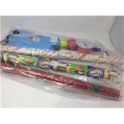 Lot of Assorted Wrapping Paper