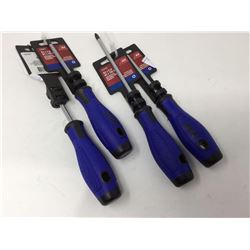 Cushion Grip Screwdrivers (lot of 4)