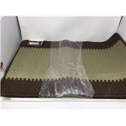 Lot of 2 Mats with Rubber Backing (50cm x 80cm)