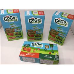 GoGo SqueezApple Strawberry and Apple Fruit Sauce (4 x 12 x 90g)