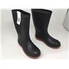 Image 1 : Kids Rubber Rain Boots- Size 2 youth
