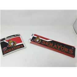 Lot of Assorted Ottawa Senators Stickers and Decals