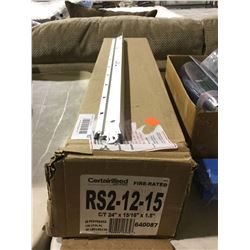 Case of CertainTeedFire Resistant Suspension System C/T 24" x 15/16" x 1.5" Model: RS2-12-15
