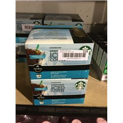 Starbucks Sweetened Iced Coffee K-Cups (16 x 27.9g) Lot of 2