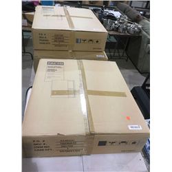 NEW Facto Black Finished Medicine Cabinet (22" x 4.3" x 26")