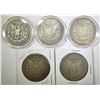 Image 2 : 5 CIRCULATED MORGAN DOLLARS