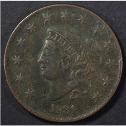 1831 LARGE CENT  VF