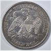 Image 2 : 1874 ARROWS SEATED HALF DOLLAR  AU