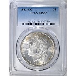 1882-CC MORGAN DOLLAR   PCGS MS-63