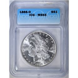 1888-O MORGAN DOLLAR  ICG MS-65