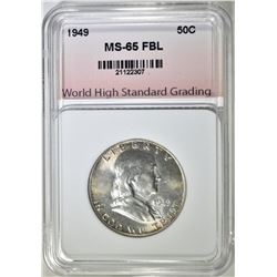 1949 FRANKLIN HALF DOLLAR WHSG GEM BU FBL