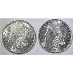 2-1921-D MORGAN DOLLARS  BU