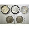 Image 1 : 5 1922 PEACE DOLLARS