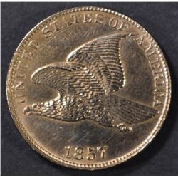 1857 FLYING EAGLE CENT  CH BU