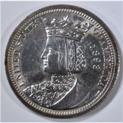 1893 ISABELLA QUARTER  CH BU