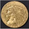Image 1 : 1914-D $2.5 GOLD INDIAN  BU