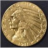 Image 1 : 1911 $5 GOLD INDIAN  CH/GEM BU