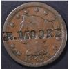 Image 1 : 1847 COUNTER STAMPED LARGE CENT