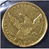 Image 2 : 1835 $2.5 GOLD LIBERTY CLASSIC HEAD  XF RIM DAMAGE