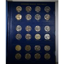 1938-64 BU JEFFERSON NICKEL SET