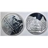 Image 1 : LOT OF 2 SILVER COINS