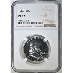 1960 FRANKLIN HALF DOLLAR  NGC PF-67