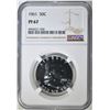 Image 1 : 1961 FRANKLIN HALF DOLLAR  NGC PF-67
