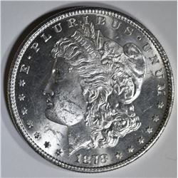 1878-S MORGAN DOLLAR, CH BU