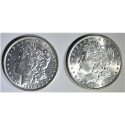 1885 & 96 MORGAN DOLLARS CH BU