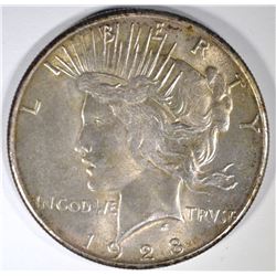 1928-S PEACE DOLLAR AU/BU