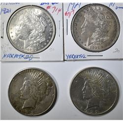 CIRC SILVER DOLLAR LOT:
