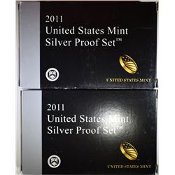 2-2011 U.S. SILVER PROOF SETS