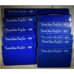 2-1968, 5-70 & 5-71 U.S. PROOF SETS