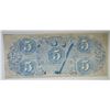 Image 2 : 1863 $5 CONFEDERATE NOTE