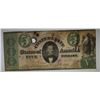 Image 1 : 1861 $5 CONFEDERATE NOTE HOLES