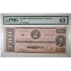 Image 1 : 1862 $2 CONFEDERATE NOTE PMG 63 T-54