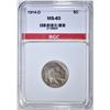 Image 1 : 1914-D BUFFALO NICKEL  BGC CH BU