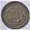 Image 2 : 1854 SEATED DIME  AU ORIGINAL