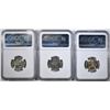 Image 2 : 1938-D, 1940, & 1942-S JEFFERSON NICKELS- NGC MS-6