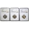 Image 1 : 1946-D, 47-D,S JEFFERSON NICKELS NGC MS-66
