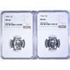 Image 1 : 2-1965 NICKELS NGC MS -66
