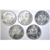 Image 1 : 5-1966 CANADIAN SILVER DOLLARS