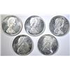 Image 2 : 5-1966 CANADIAN SILVER DOLLARS