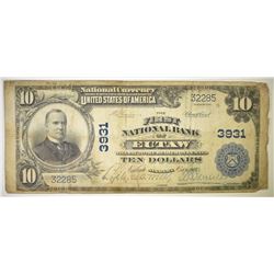 1902 $10 FIRST NATIONAL BANK OF EUTAW